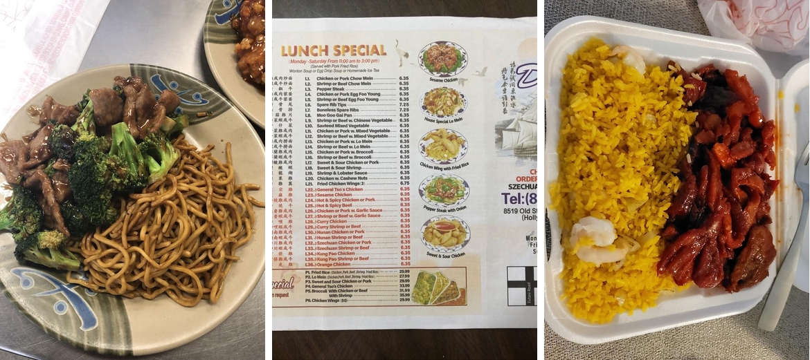 Ocean Dragon Menu